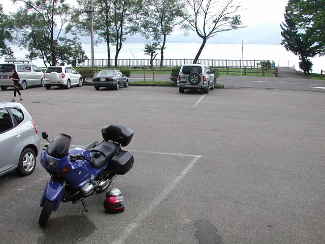 田沢湖 御座石神社駐車場